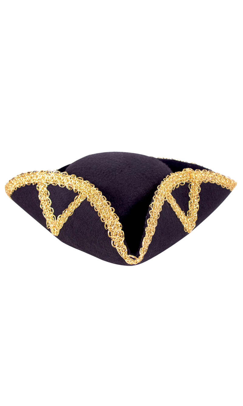 Costume Accessory Baroque Tricorn Hat One Size