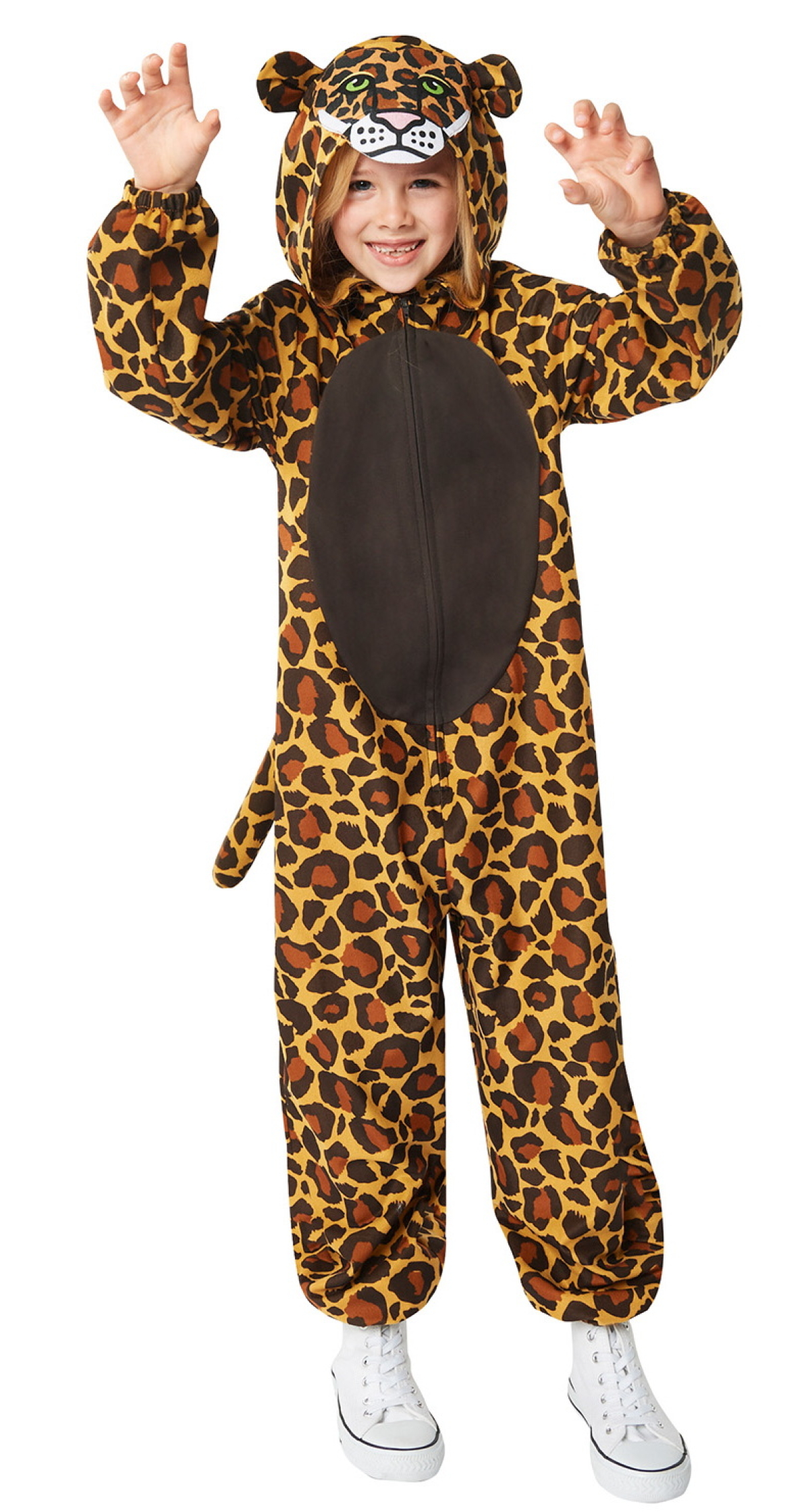 Leopard Onesie Costume - Age 8 to 10 Years