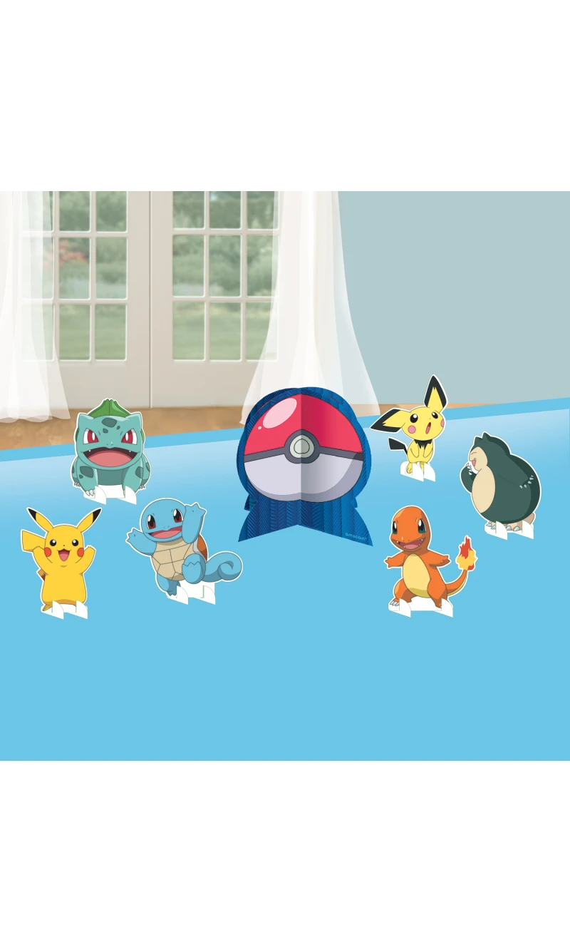 Pokemon Pikachu Table Decorating Kit - 7pcs