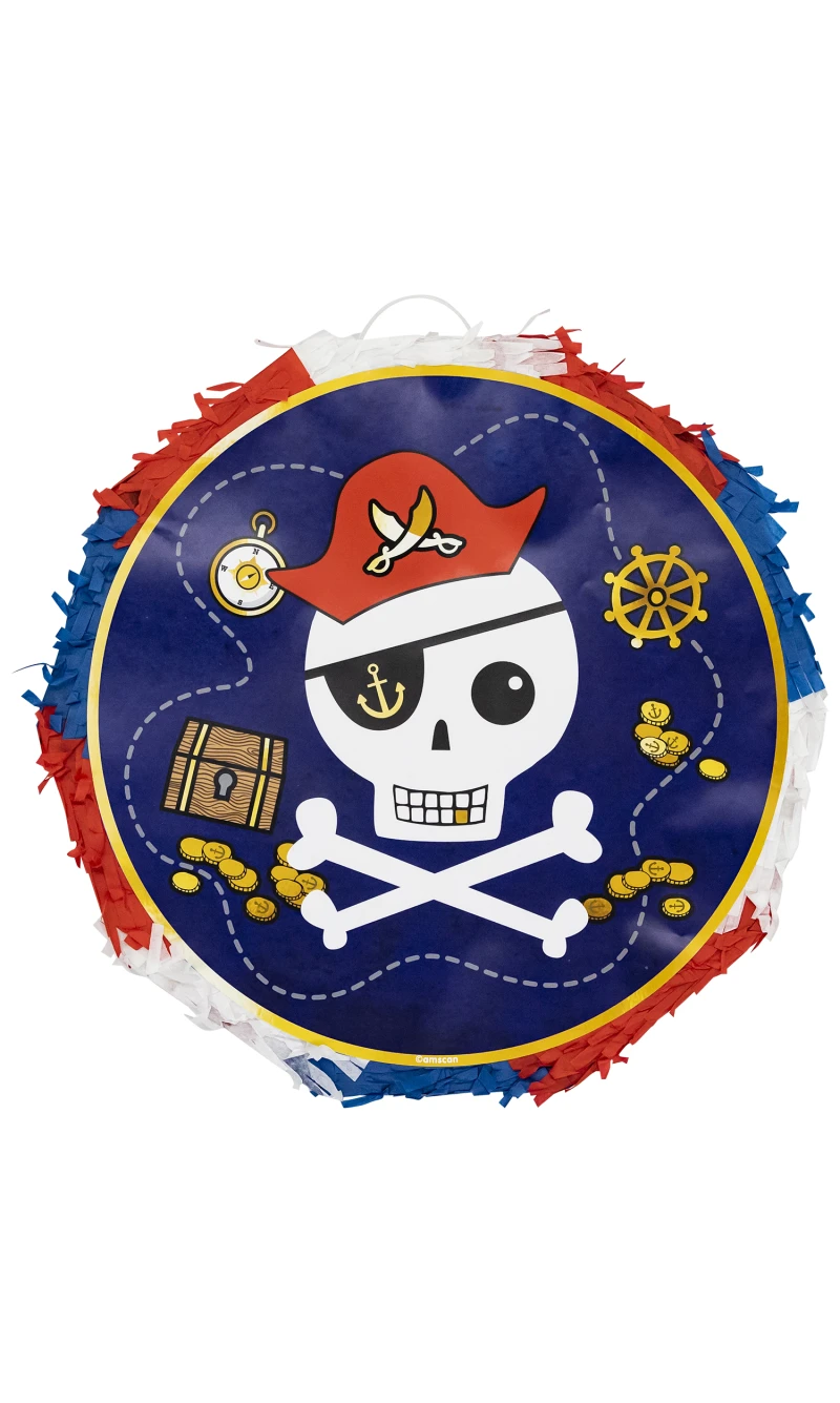 Expandable Pinata Pirate - 32cm x 32cm
