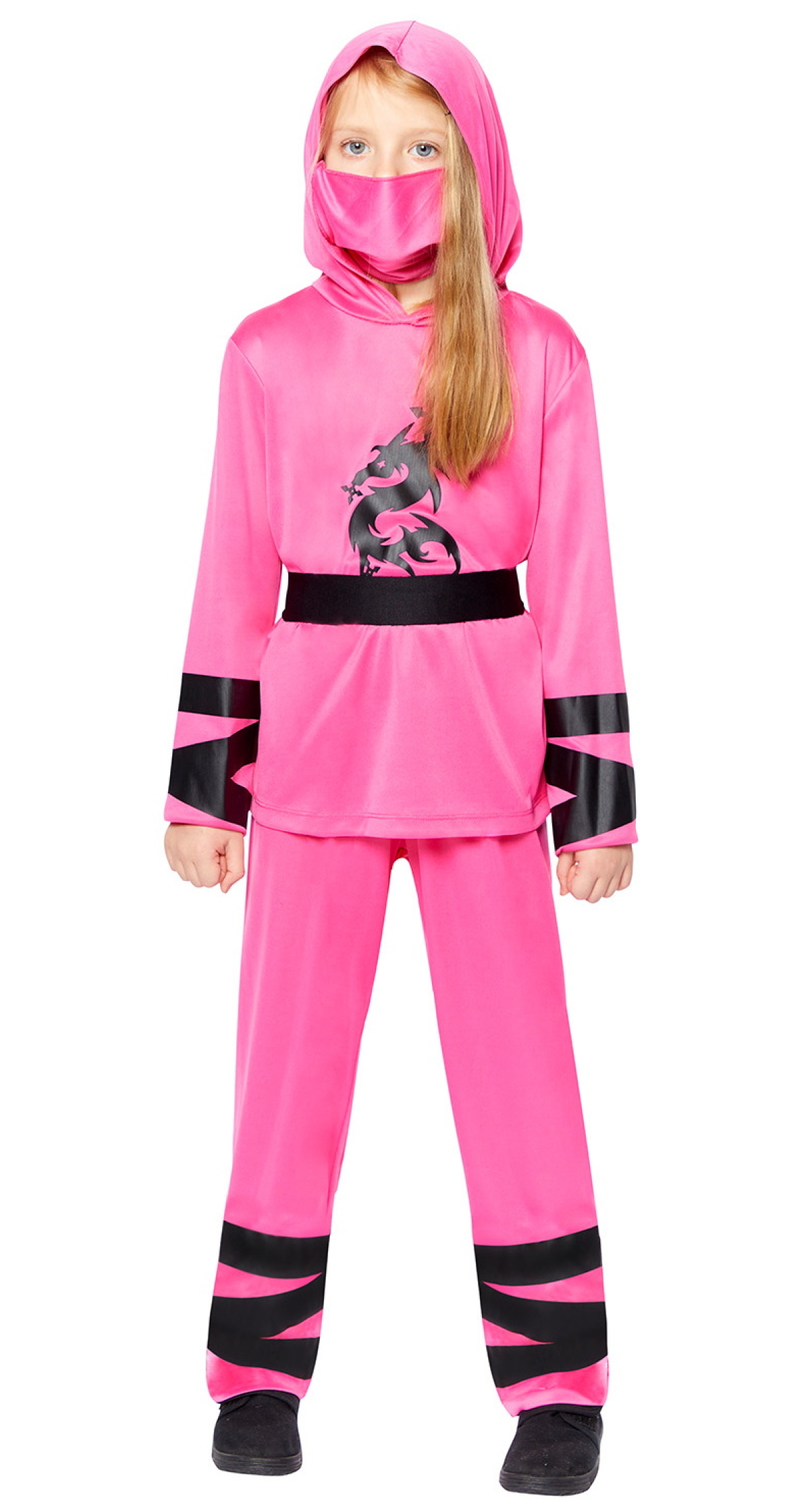 Ninja Warrior Girl Pink Costume - Age 4 to 6 Years