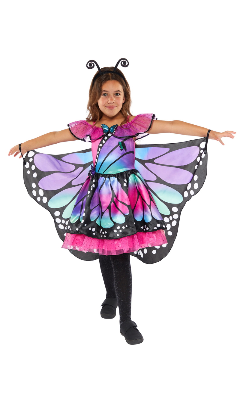 Pretty Butterfly Girl Costume - Age 6 to 8 Years