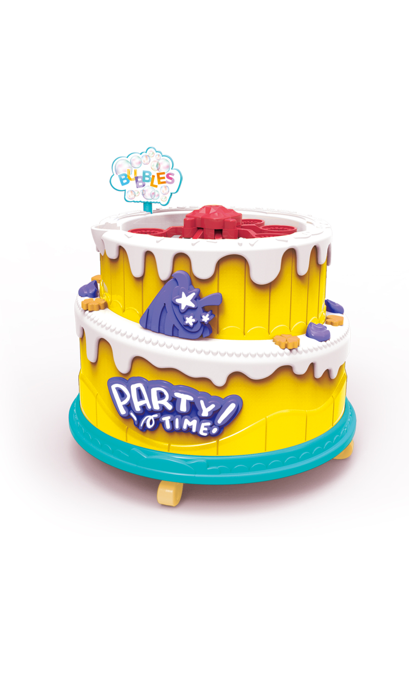 Soap Bubble Machine Cake