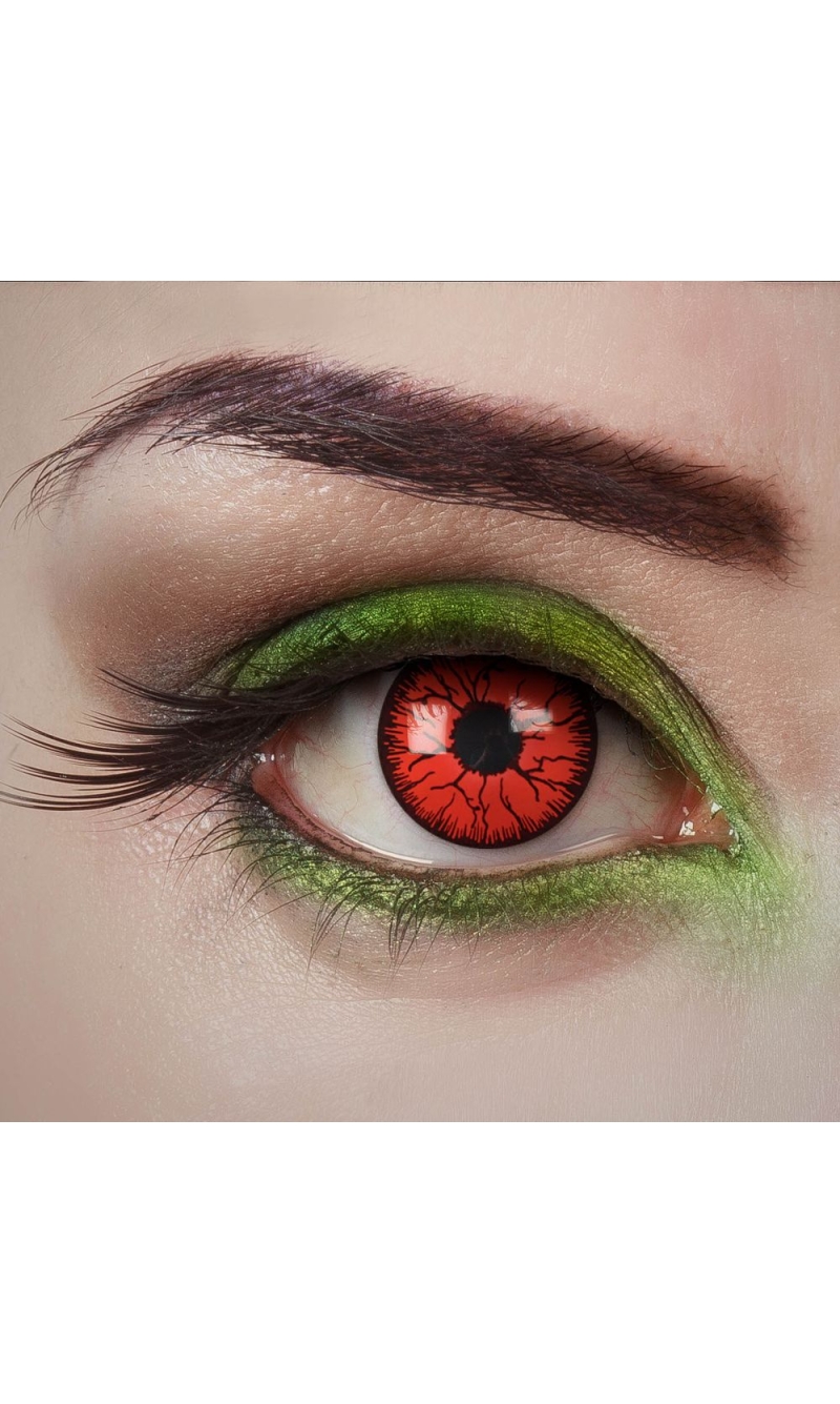 Contact Lenses Blood Veins (1 Pair) - 1 Day Use