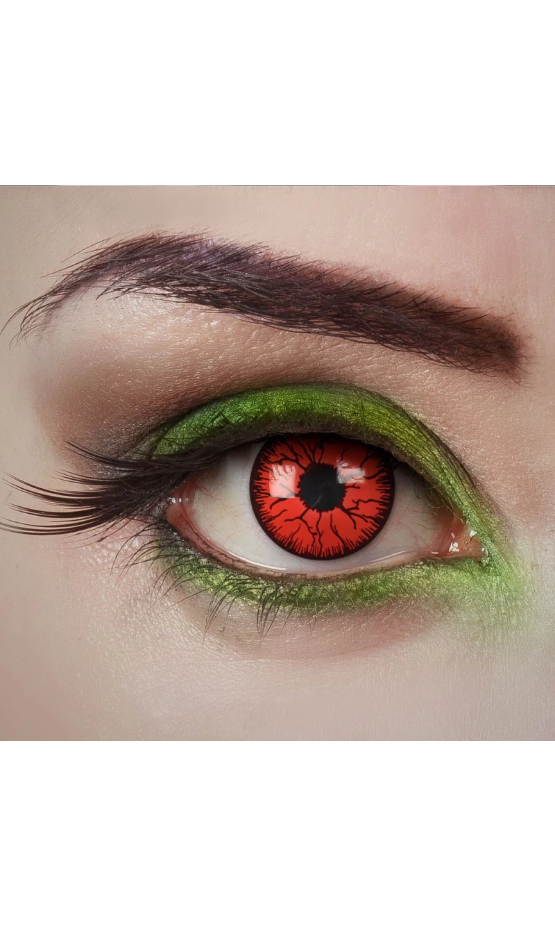 Contact Lenses Blood Veins (1 Pair) - 1 Day Use