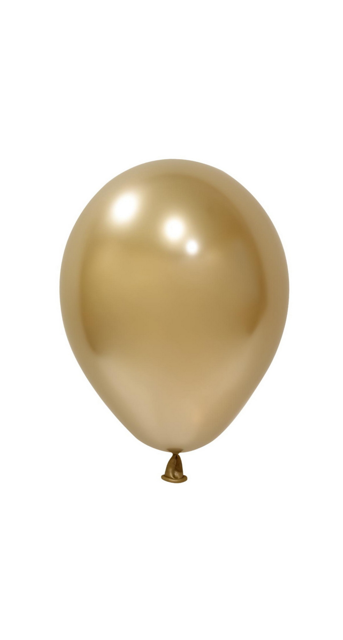 Balonevi Chrome Gold Latex Balloon 5 Inch - 100pcs