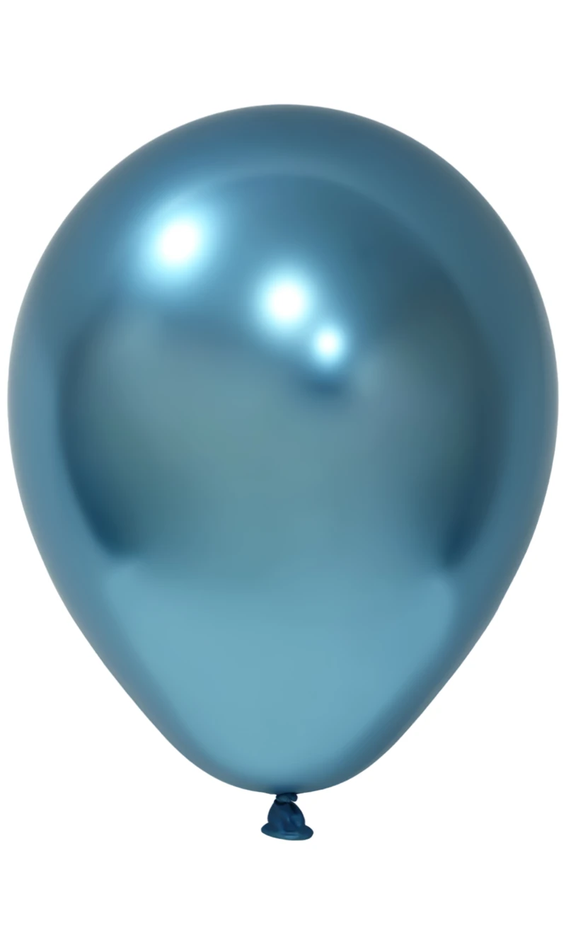 Balonevi Chrome Blue Latex Balloon 12 Inch - 1pc