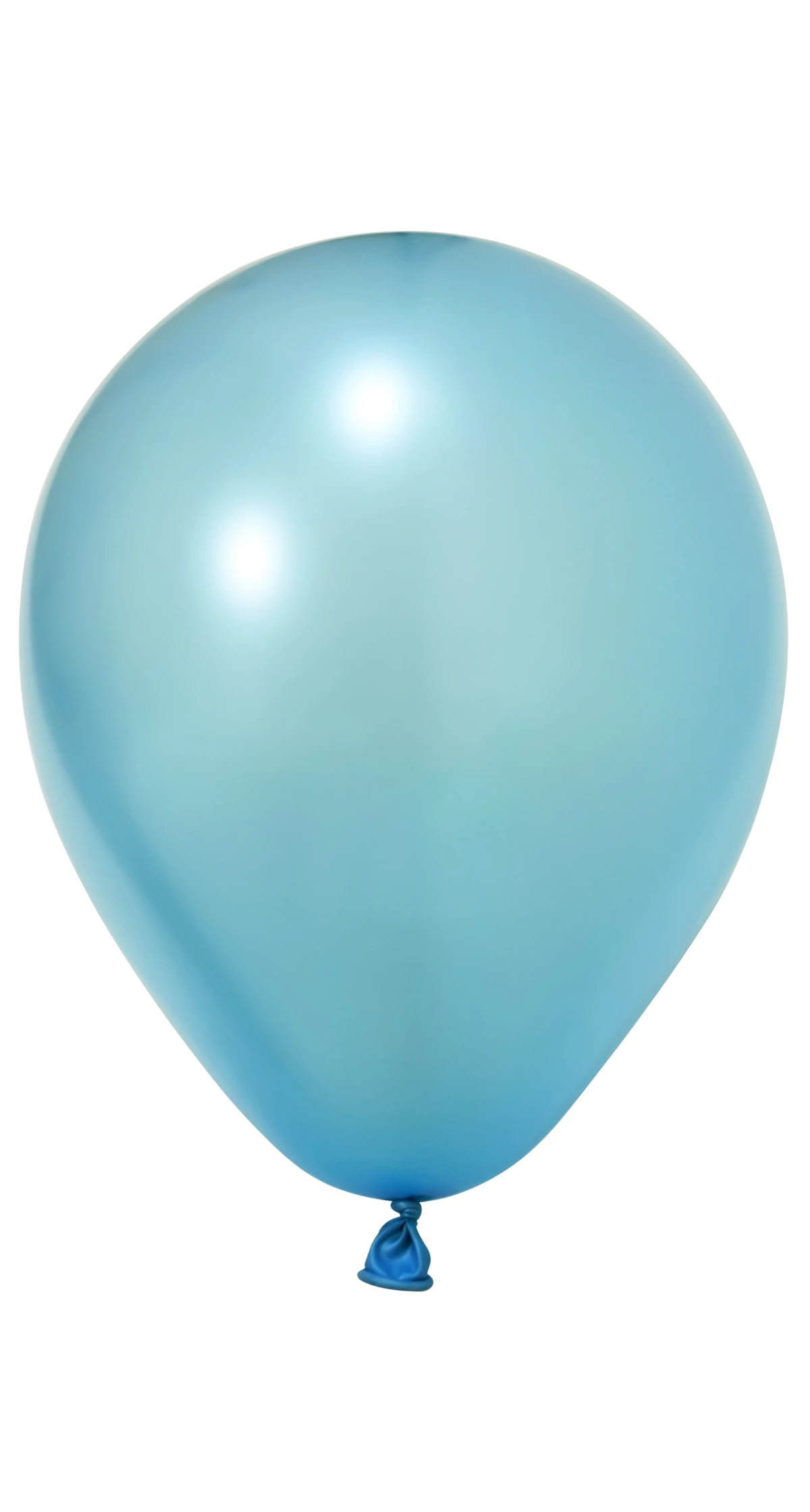 Balonevi Metallic Light Blue Latex Balloon 12 Inch - 1pc