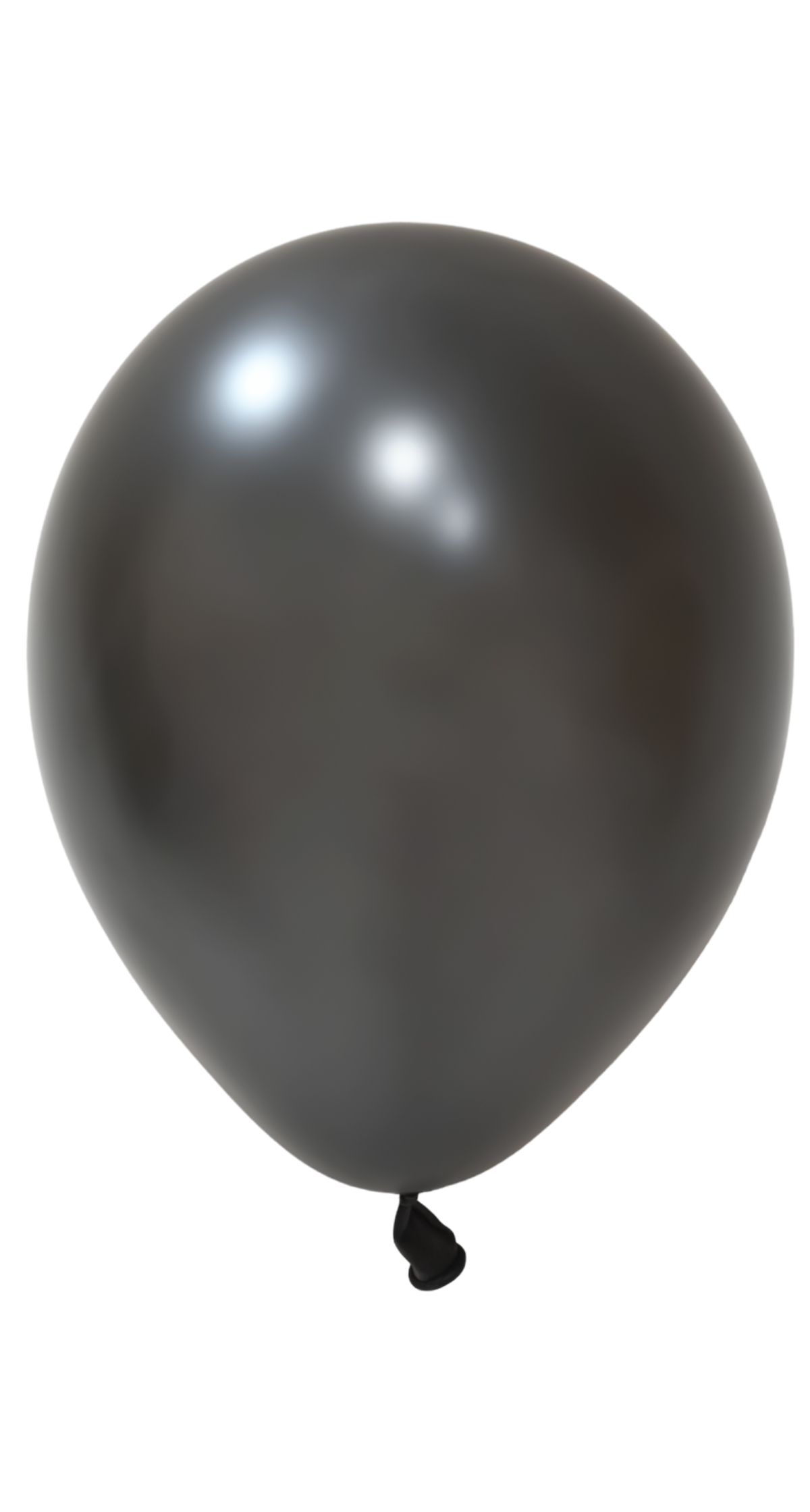 Balonevi Metallic Black Latex Balloon 12 Inch - 100pcs