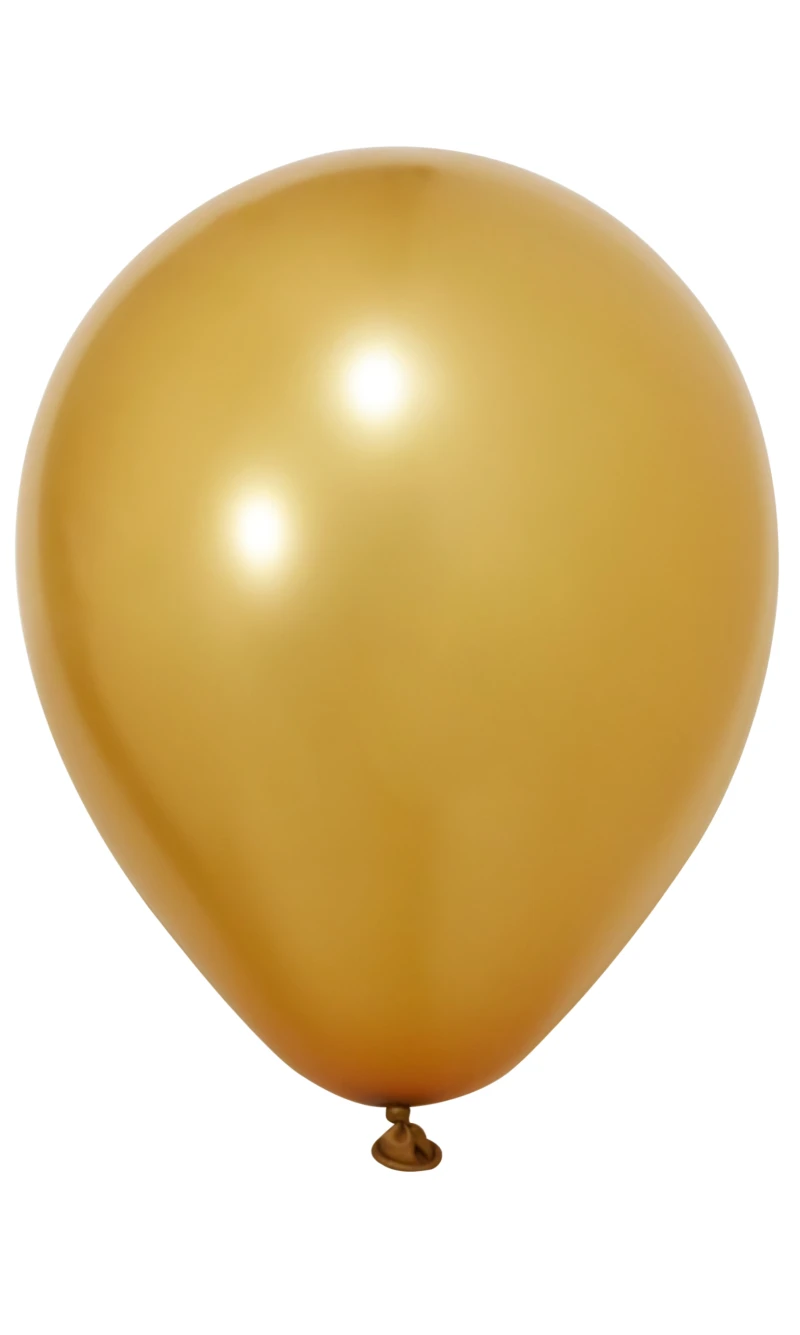 Balonevi Metallic Gold Latex Balloon 12 Inch - 1pc