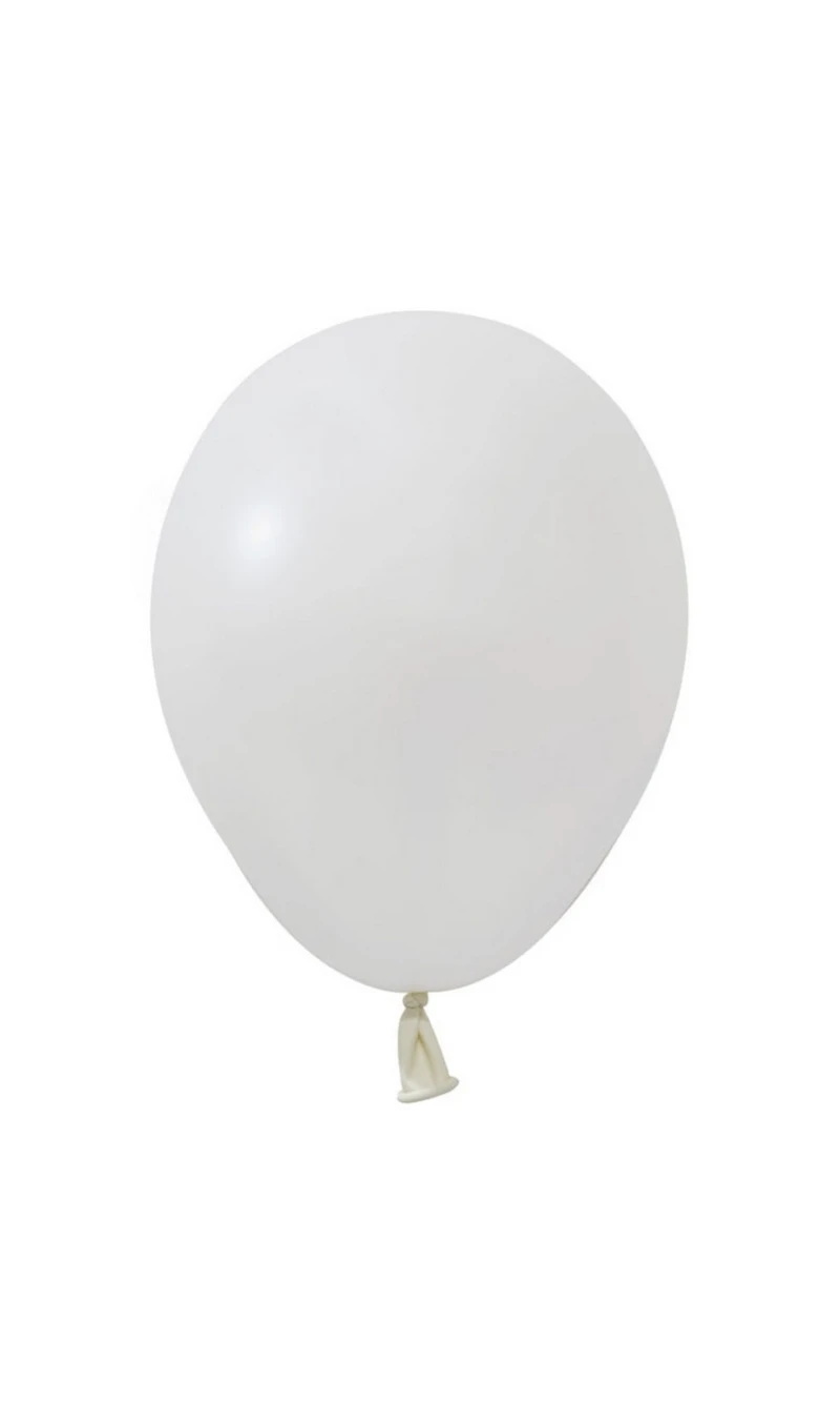 Balonevi Pastel White Latex Balloon 5 Inch - 1pc
