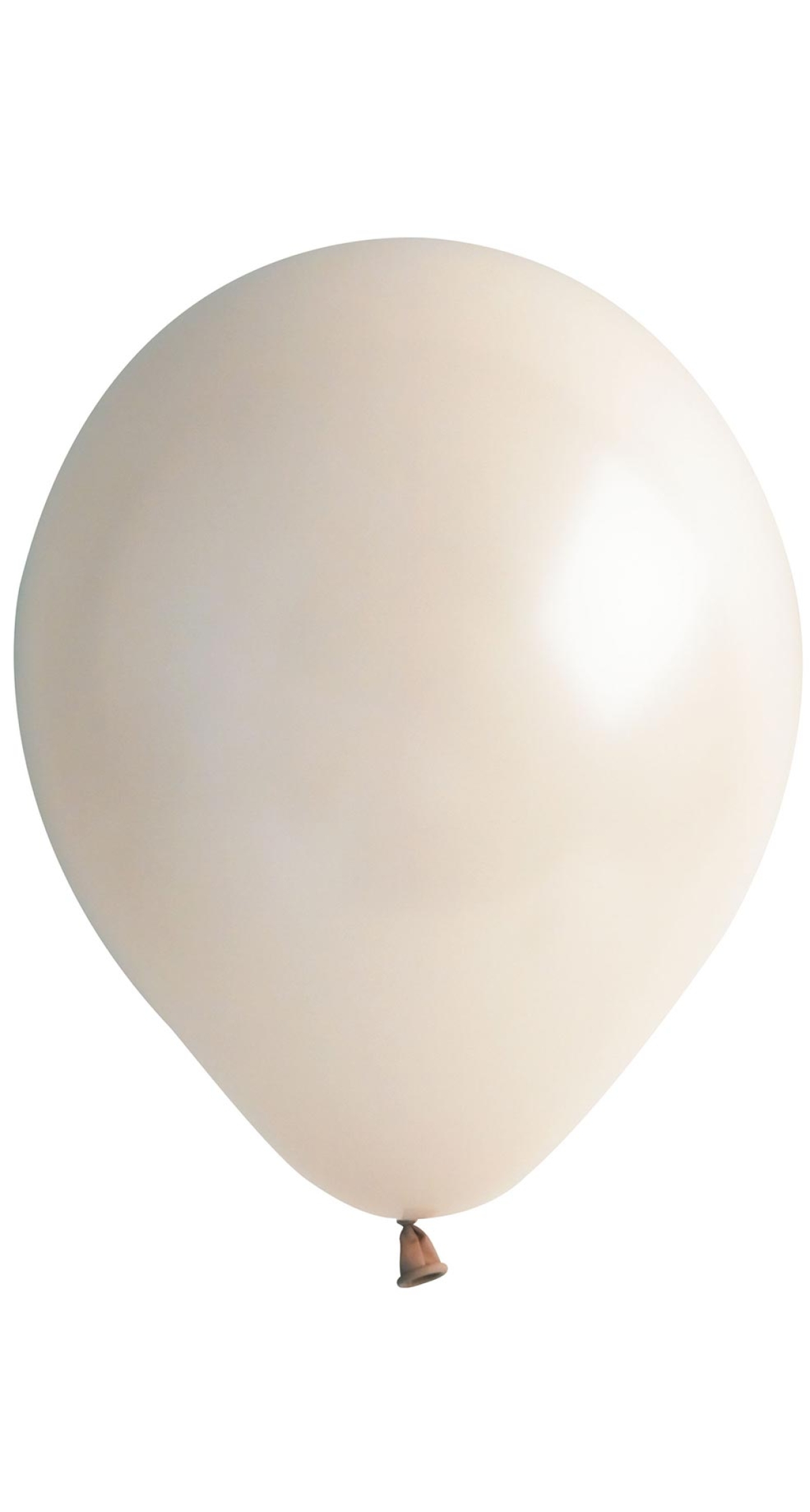 Balonevi Pastel White Sand Latex Balloon 12 Inch - 1pc