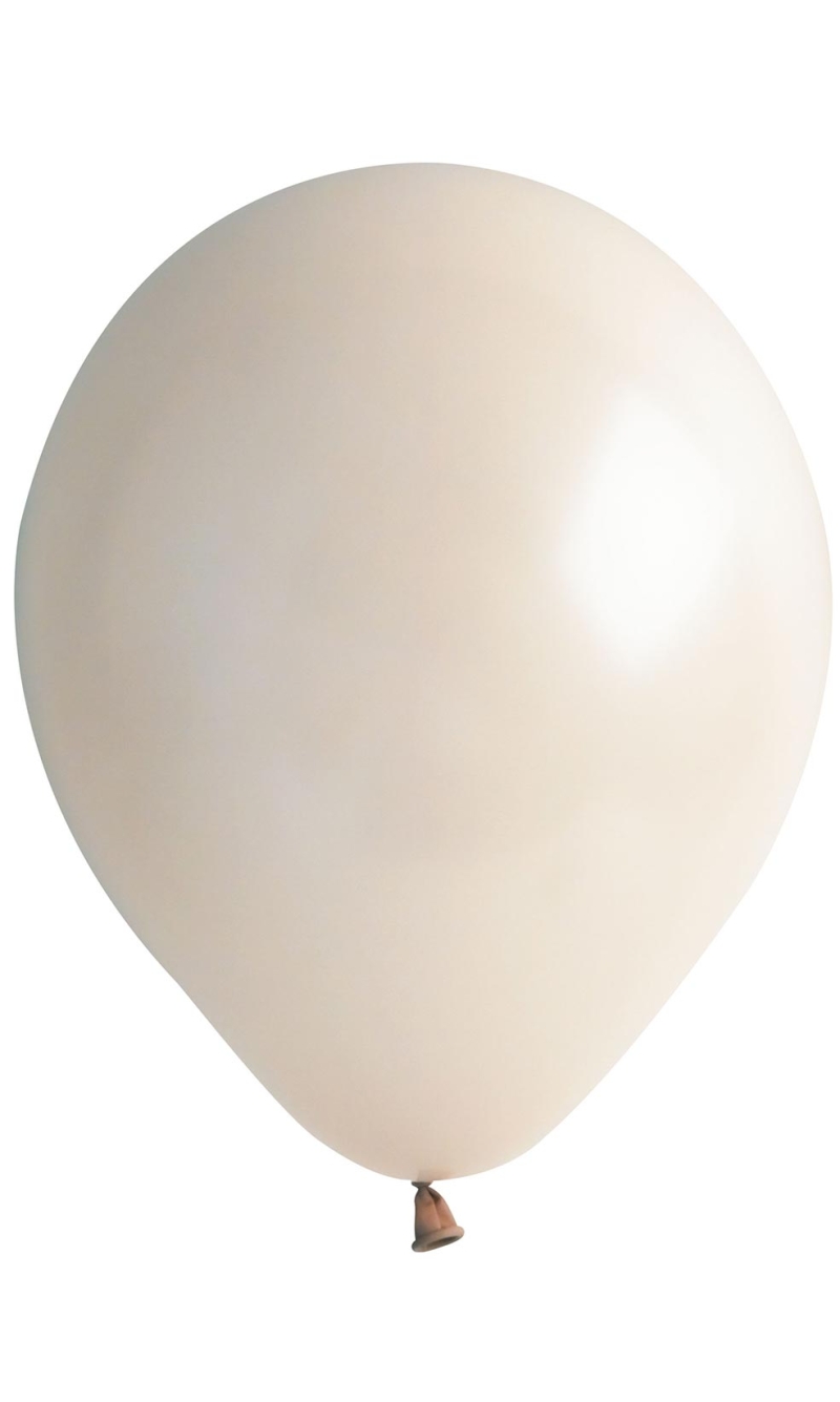 Balonevi Pastel White Sand Latex Balloon 12 Inch - 100pcs