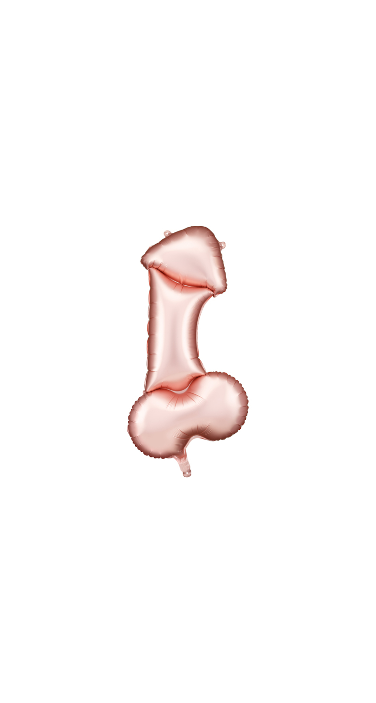 Hens Rose Gold Penis Foil Balloon 55.5x112cm - Image 2