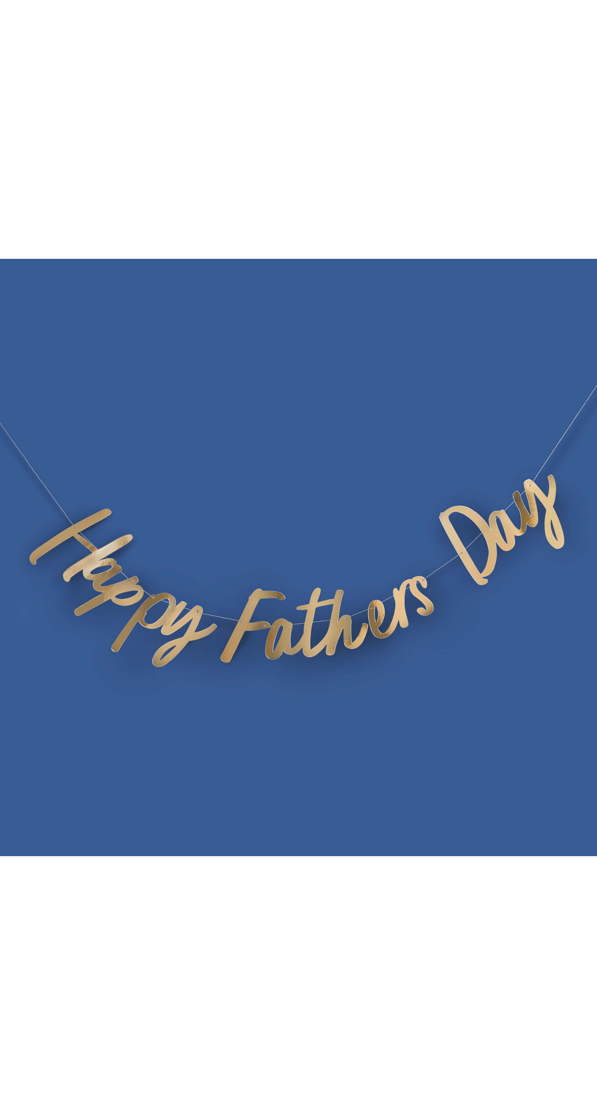 Gold Happy Father's Day Card Banner 2M - Image 2