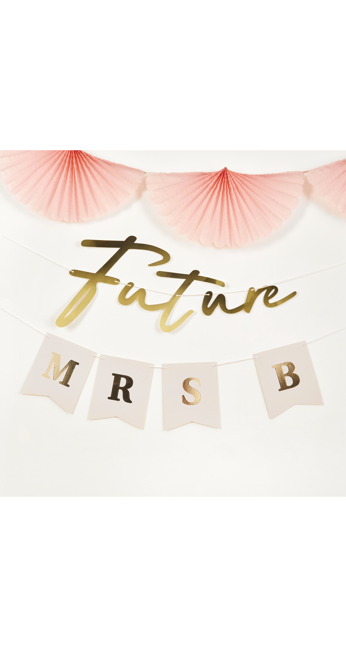 Future Mrs Personalised Banner x2 2M & x3 Sticker Sheets - Image 2