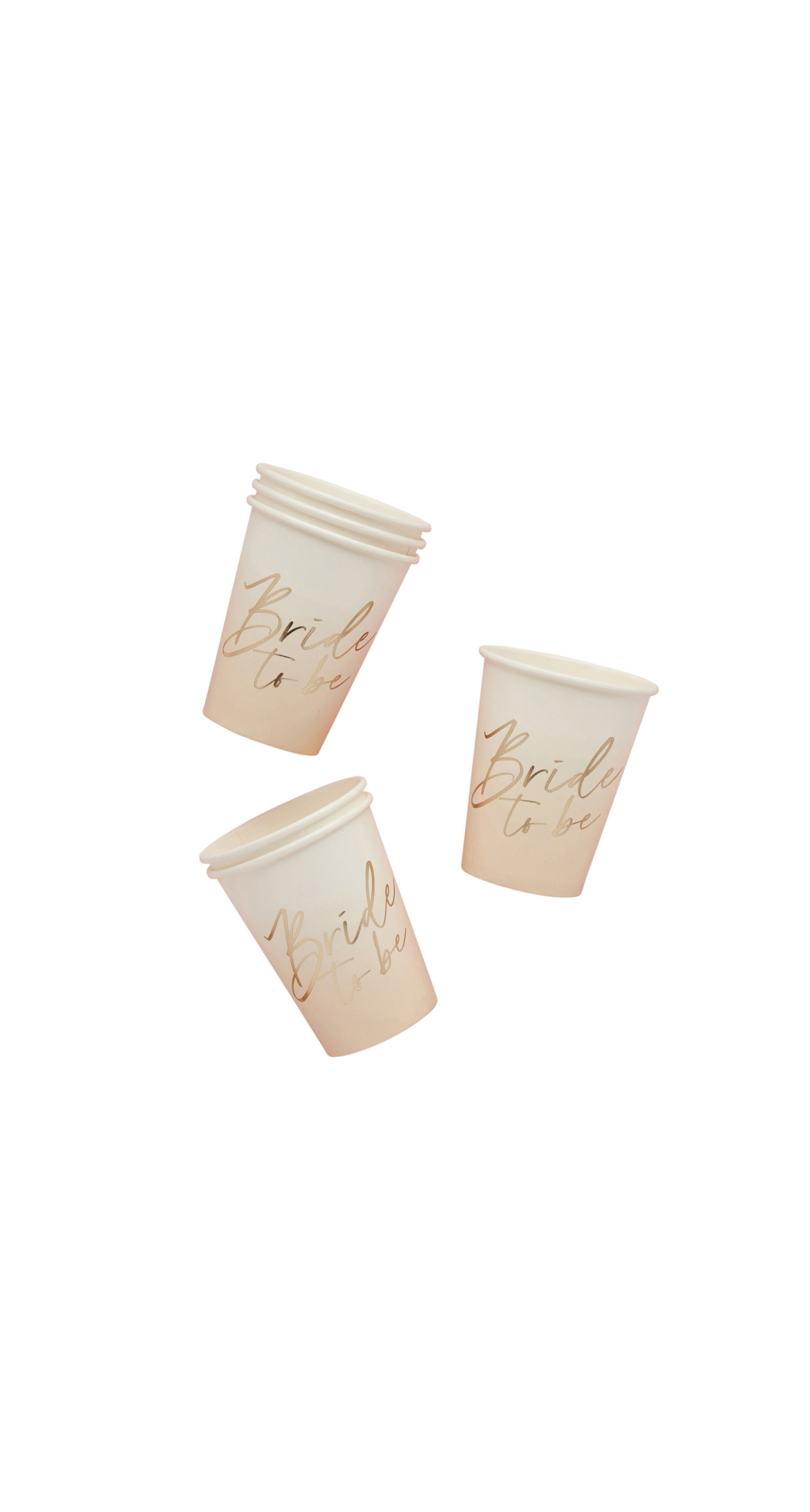 Bride To Be Paper Cups 8 pcs - Image 3