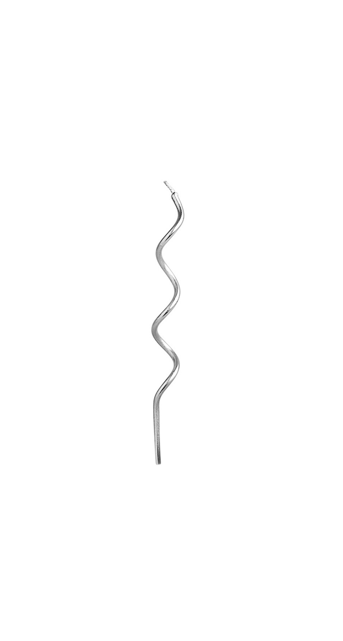 Silverver Curly Candles 12pk - Image 2