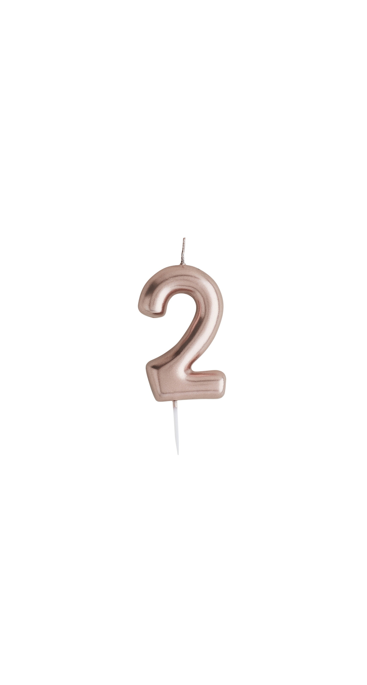 Rose Gold No.2 Candle (H)83x(W)37mm