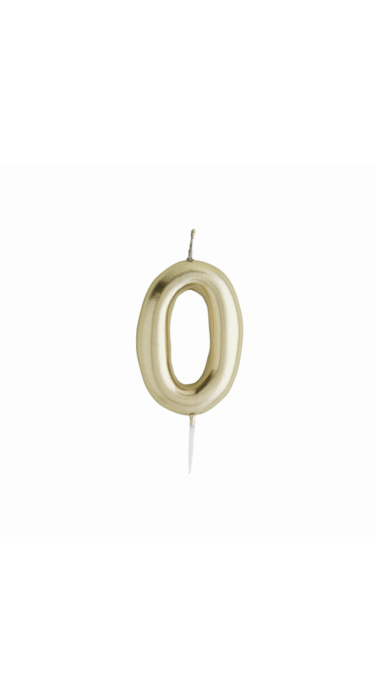 Gold No.0 Candle (H)84x(W)40mm