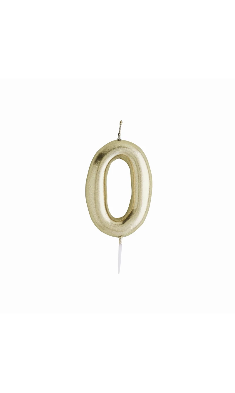 Gold No.0 Candle (H)84x(W)40mm