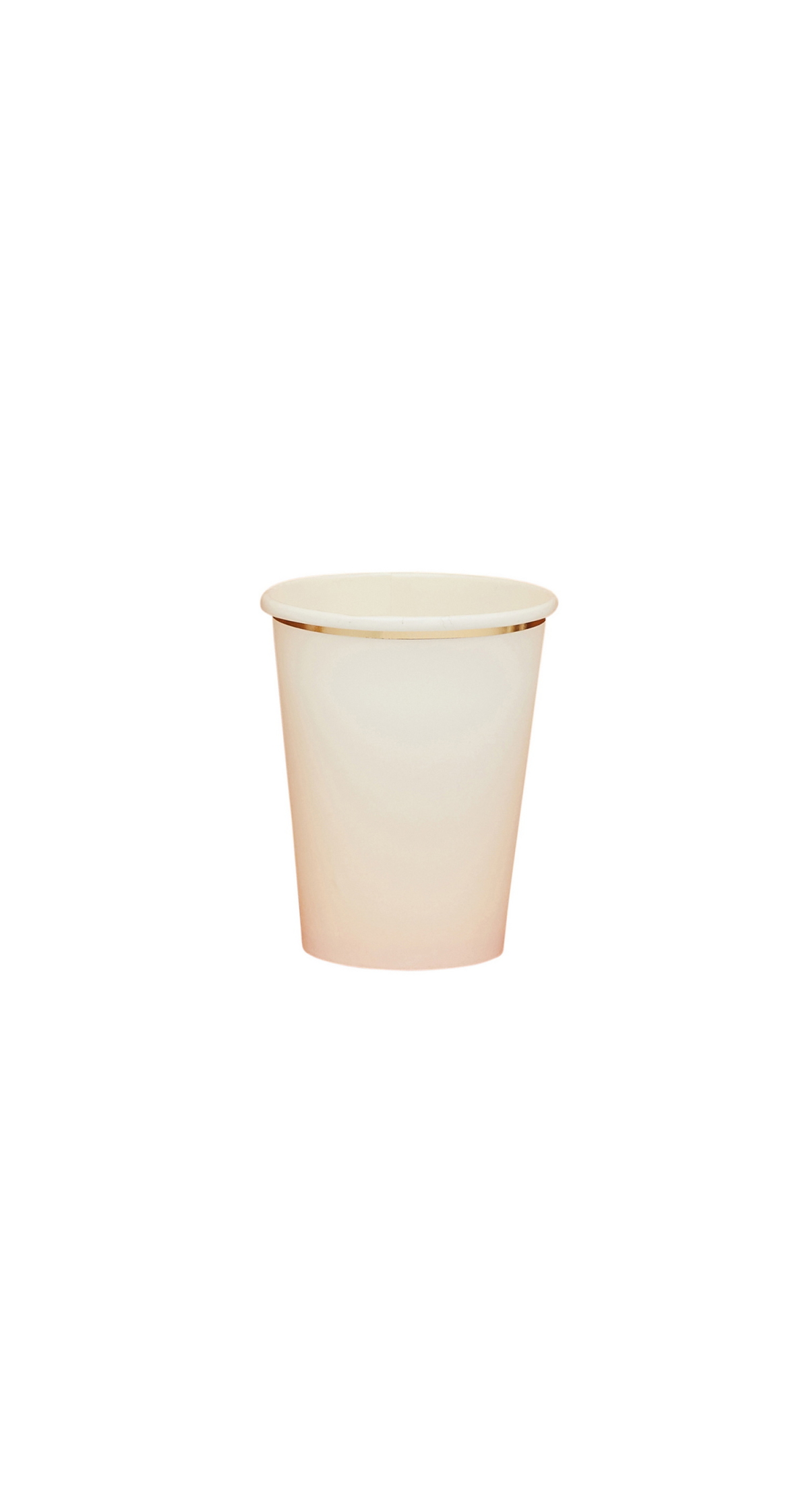 Gold & Peach Ombre Paper Cups 8pk - Image 2