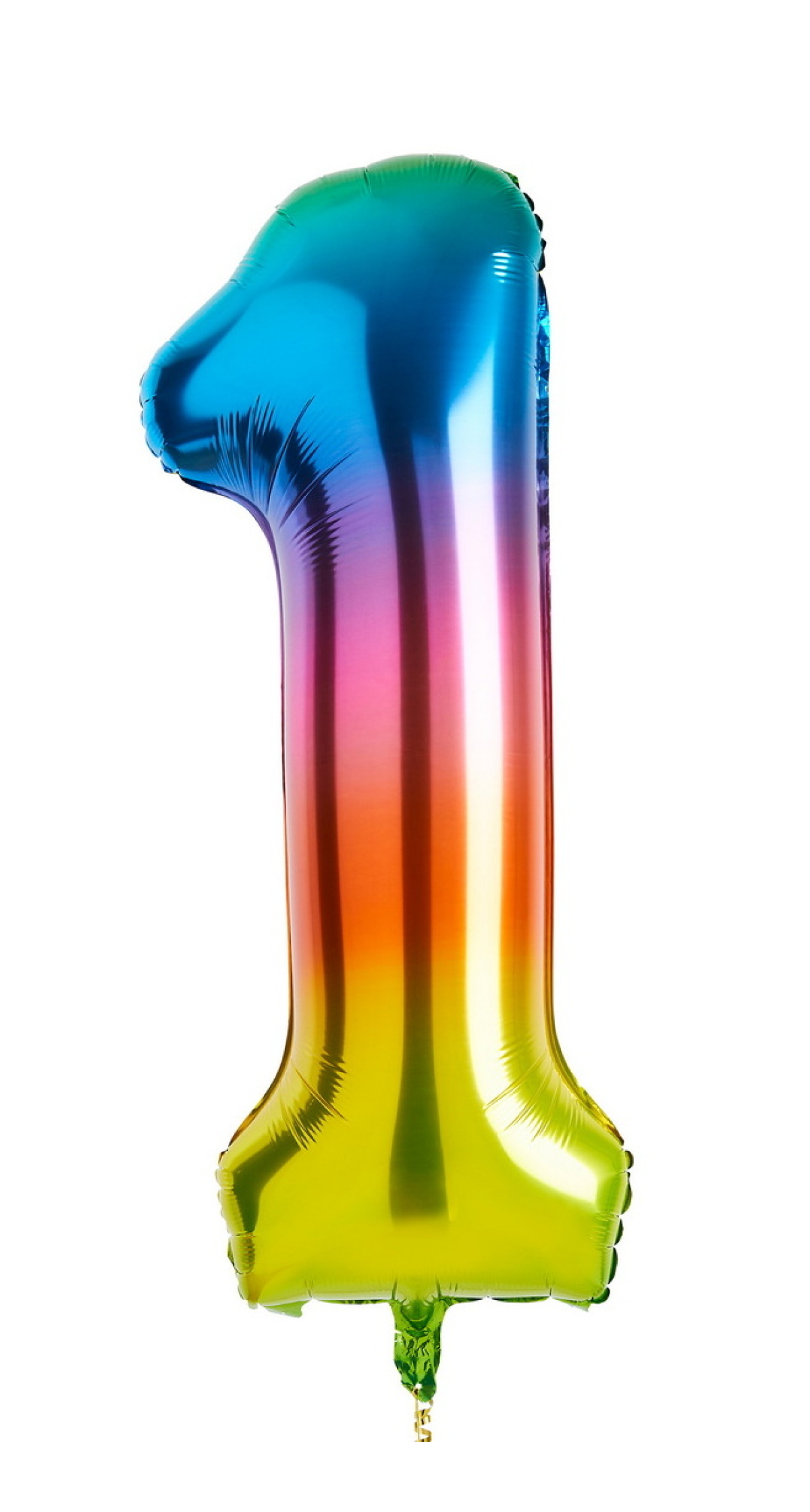 34 Inch Foil Balloon Number 1 – Rainbow