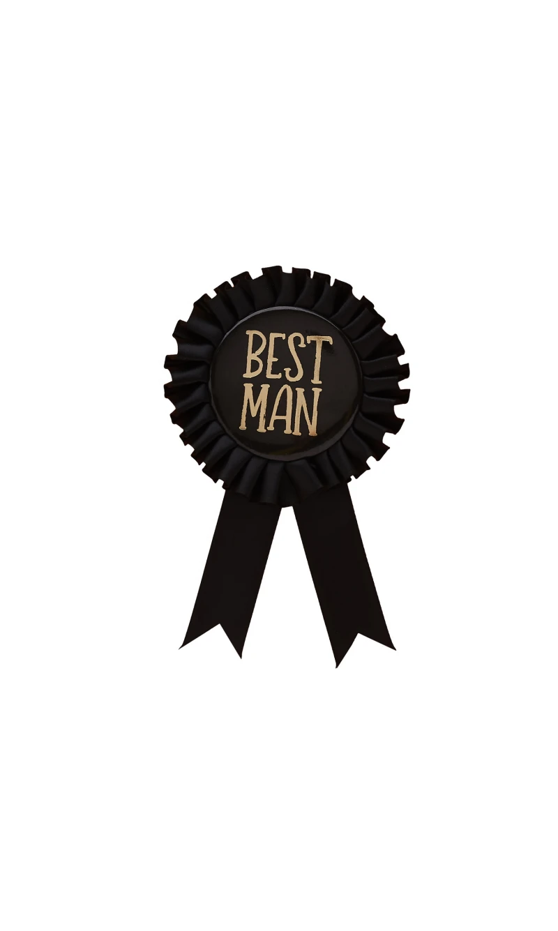 Best Man Badge