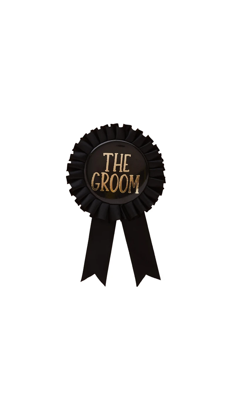 The Groom Badge