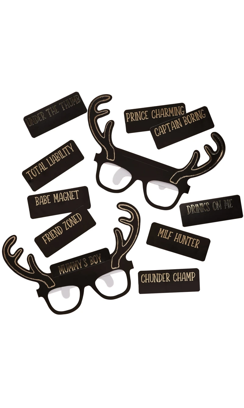 Stag Squad Glasses 10pk