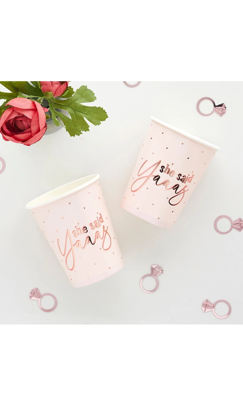 Paper Cups 2ply She Said Yaaas 10pk