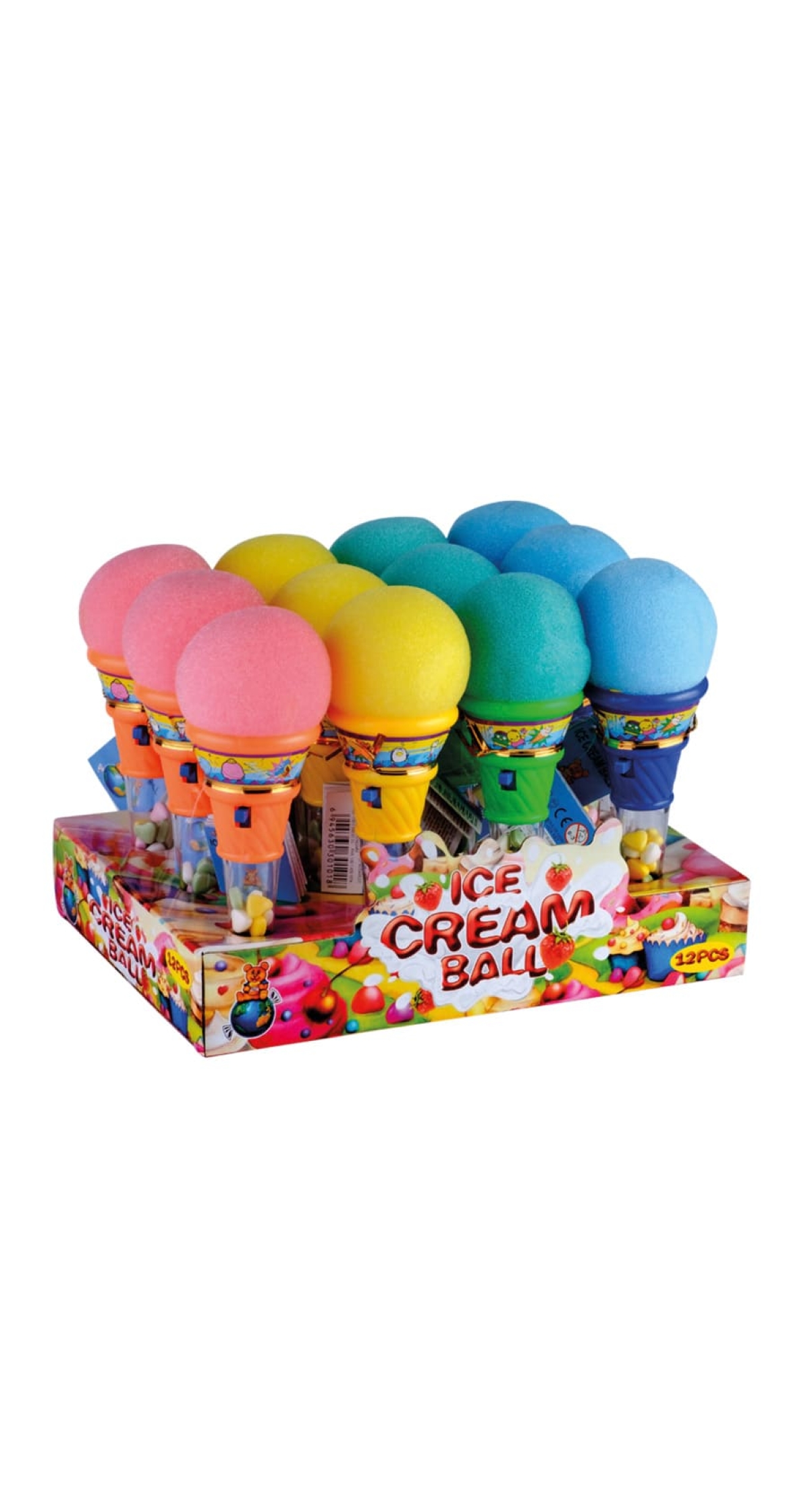 Ice Cream Ball Assorted Colors - 6g