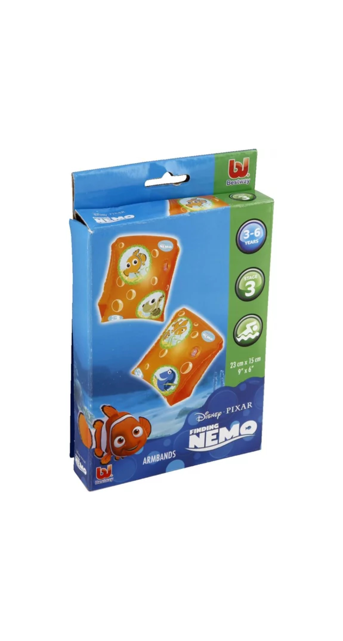 Disney Finding Nemo Inflatable Arm Bands 23x15cm - For Age 3-6 Years - Image 2