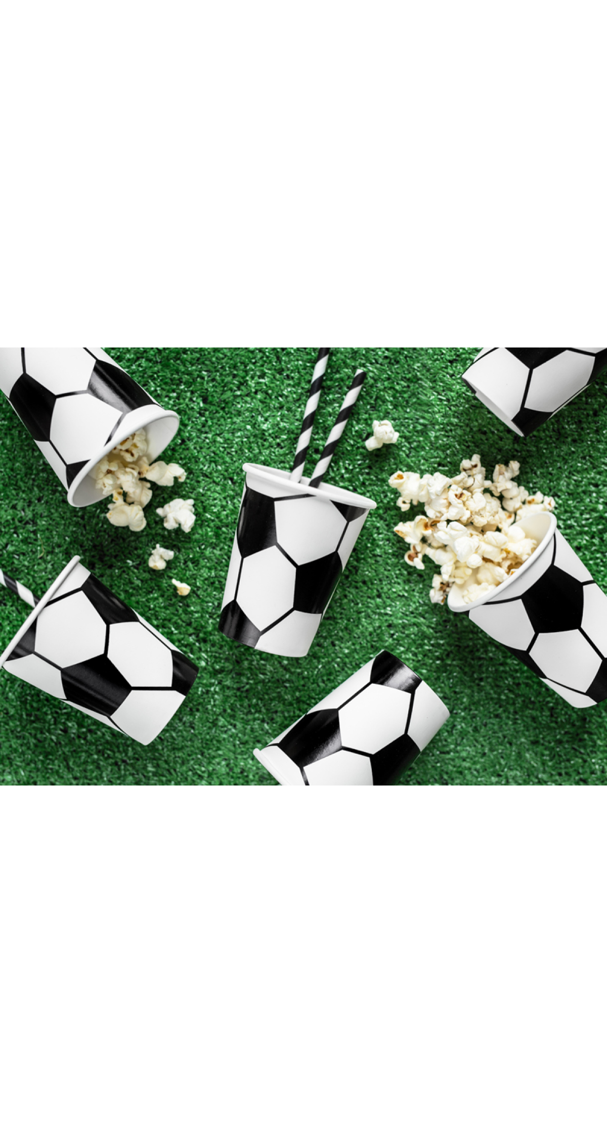Football Paper Cups 260ml (1pkt / 6pc)