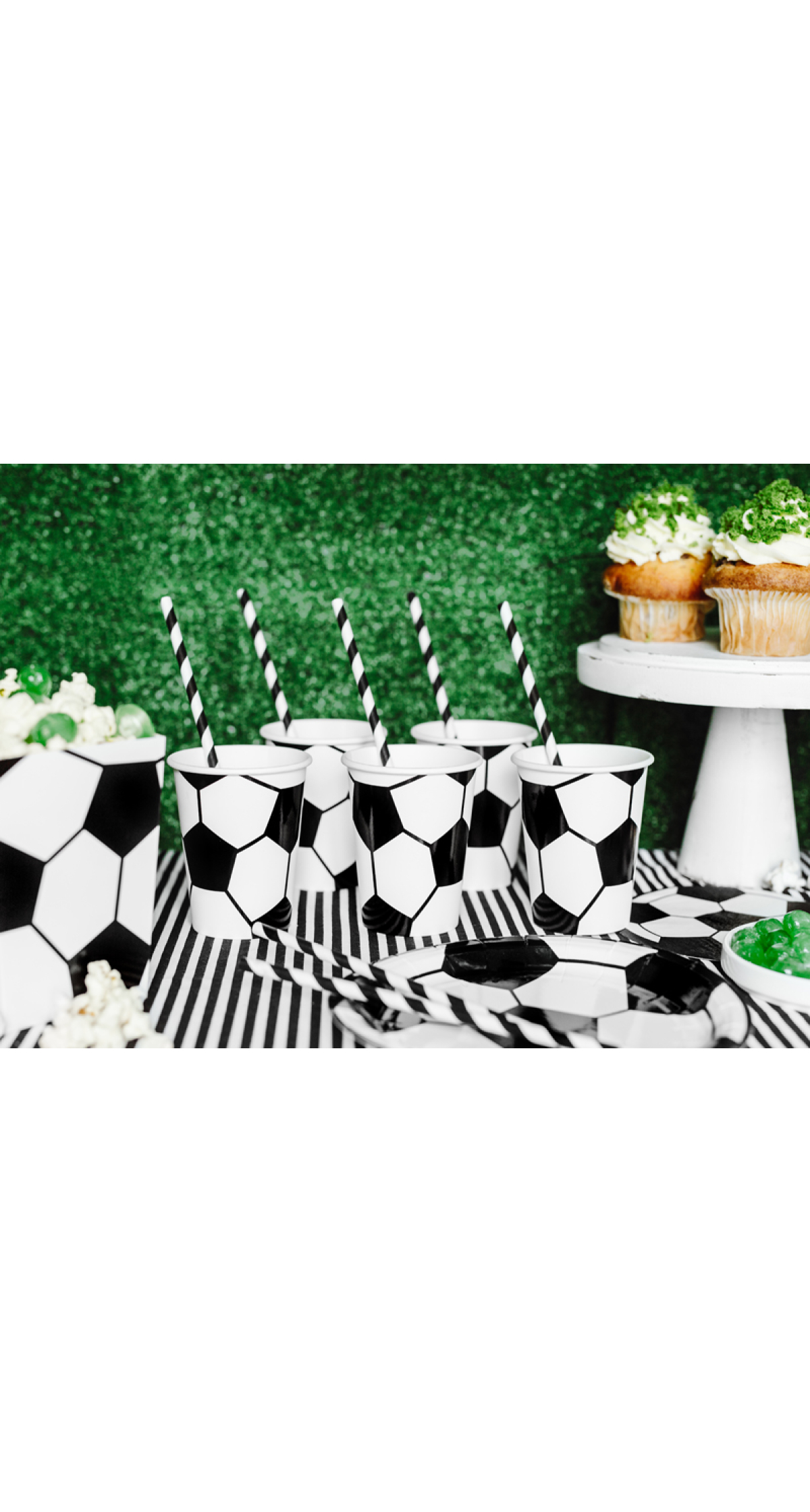Football Paper Cups 260ml (1pkt / 6pc)