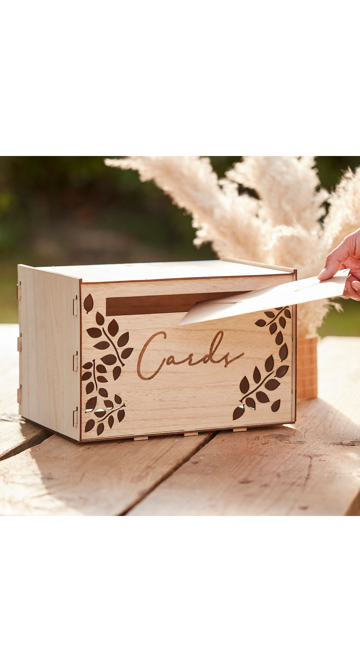 Wooden Wedding Card Box - 30cm x 30cm