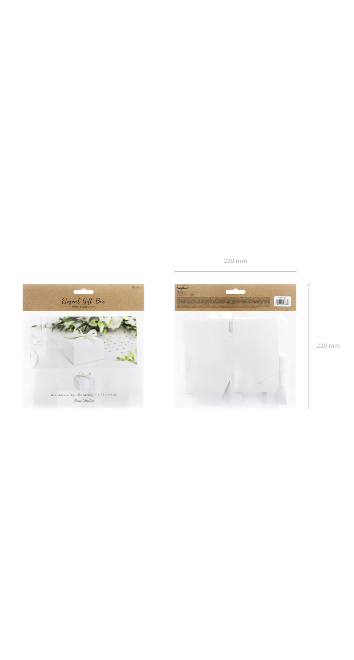 Boxes - Cloud White 8x7.5x4.5cm (1pkt / 10pc) - Image 3