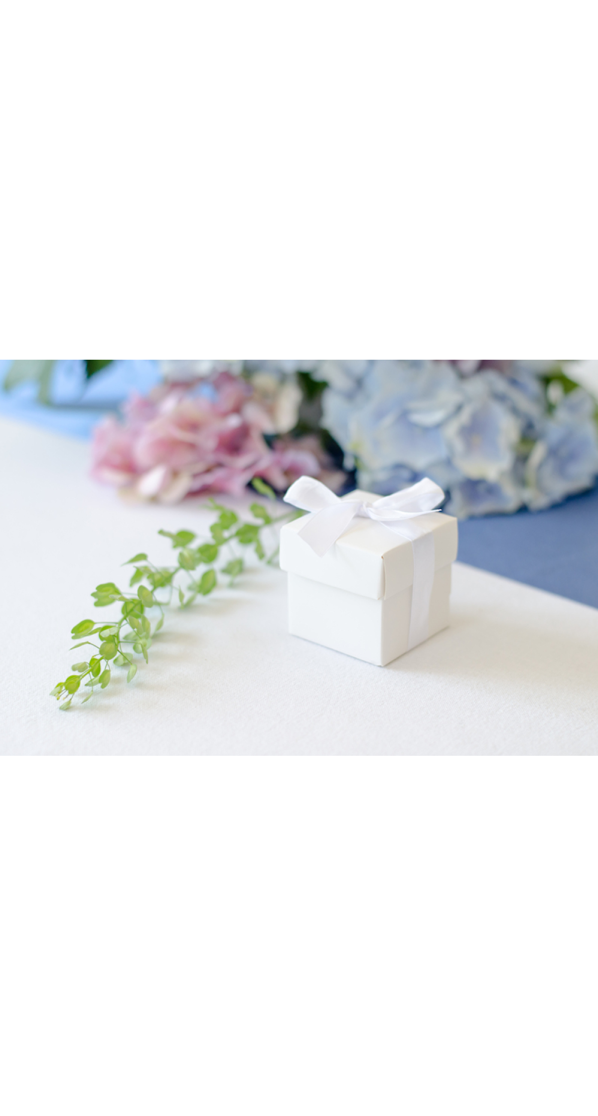 Boxes With A Ribbon White (1pkt / 10pc) - Image 2