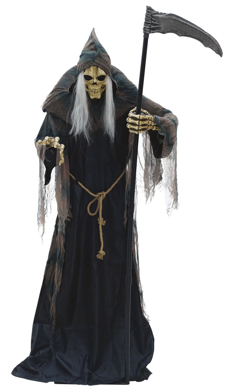 Halloween Animatronic Standing Lunging Reaper 182cm