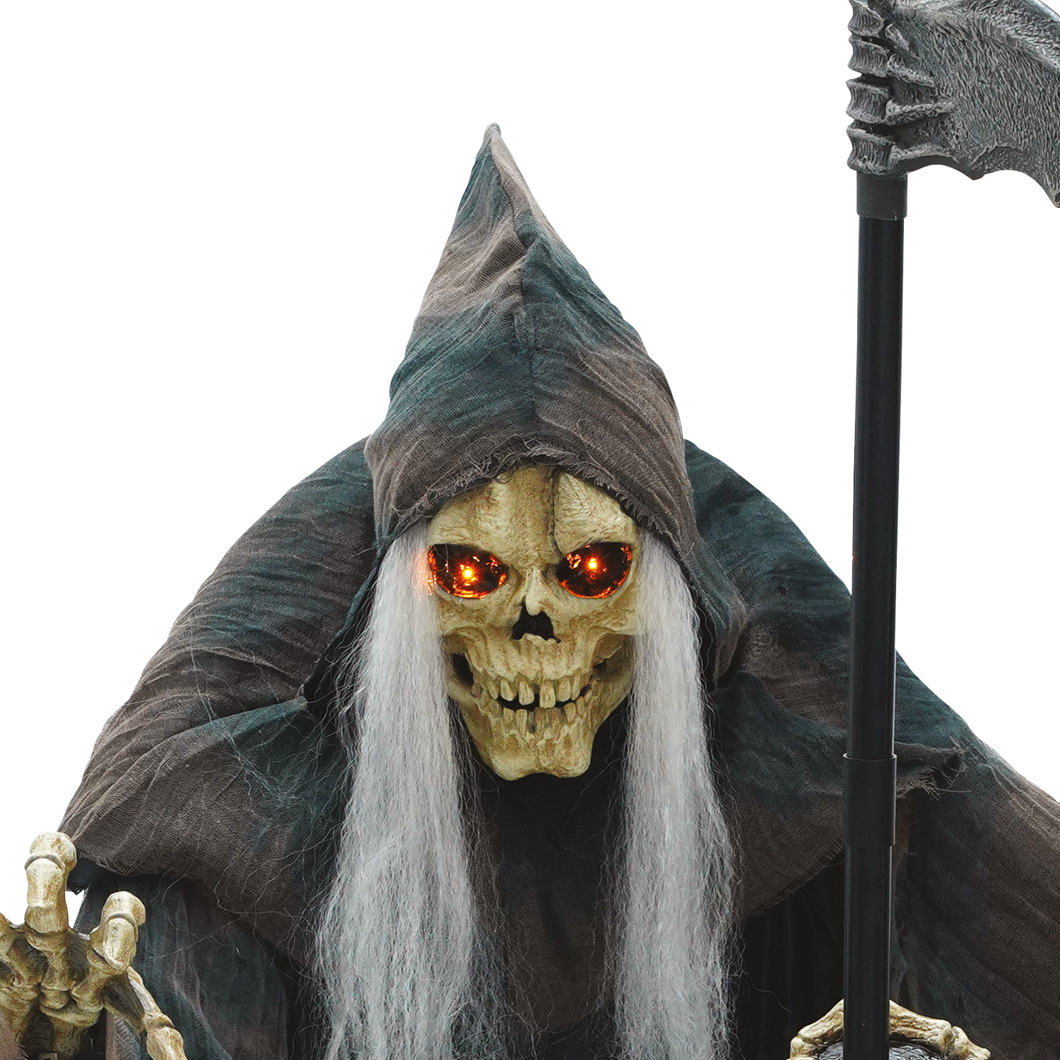 Halloween Animatronic Standing Lunging Reaper 182cm