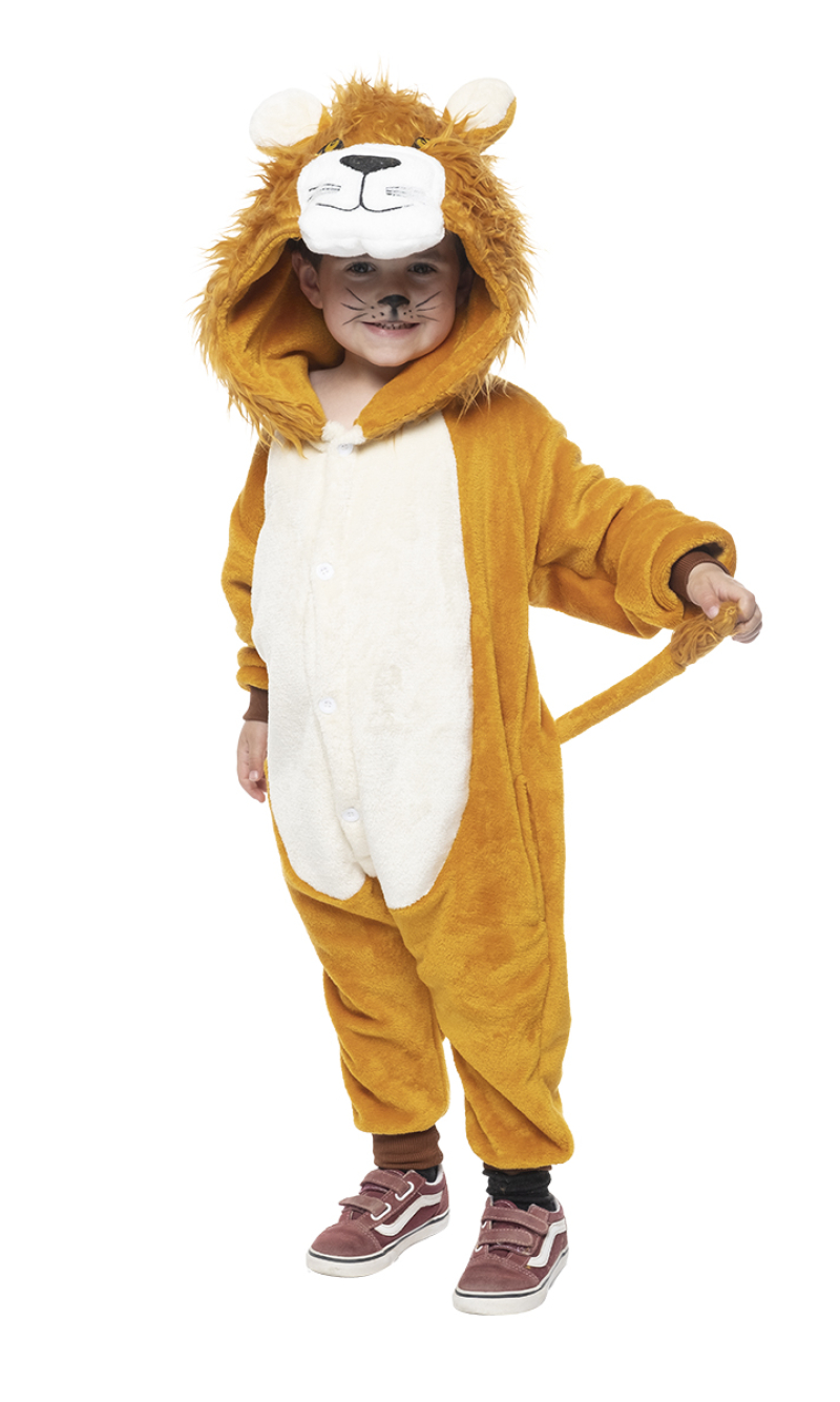 Onesie Lion Costume - Age 3 to 4 Years
