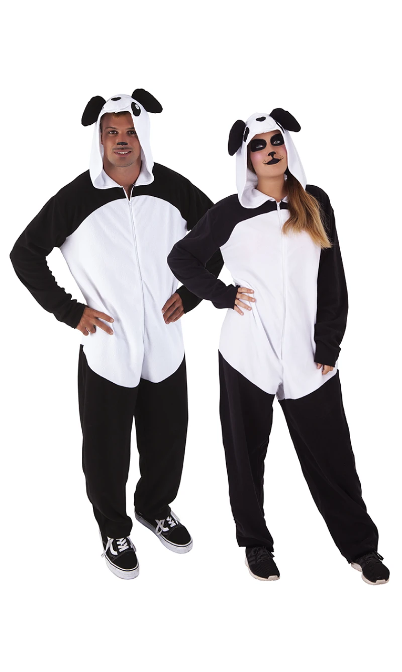 Panda Onesie Costume - Adult Size Standard