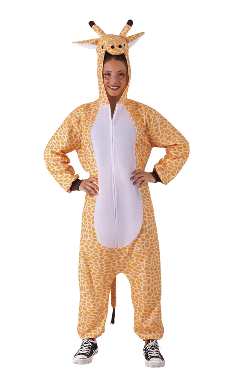 Giraffe Onesie Costume - Adult Size Standard