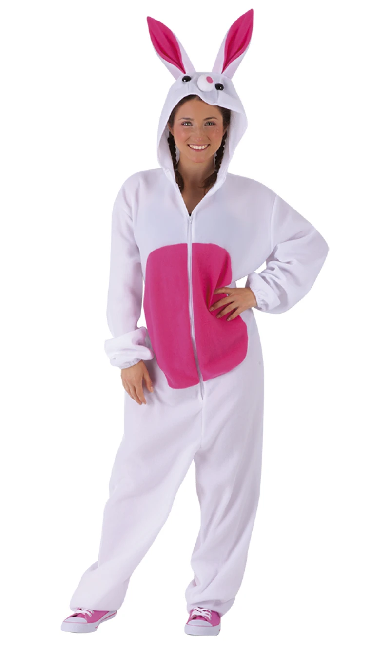 Bunny Onesie Costume - Adult Size Standard