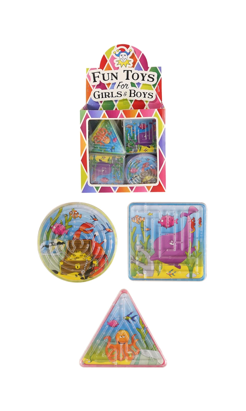 Sealife Puzzle Maze (Assorted Shapes & Designs) - 1pc