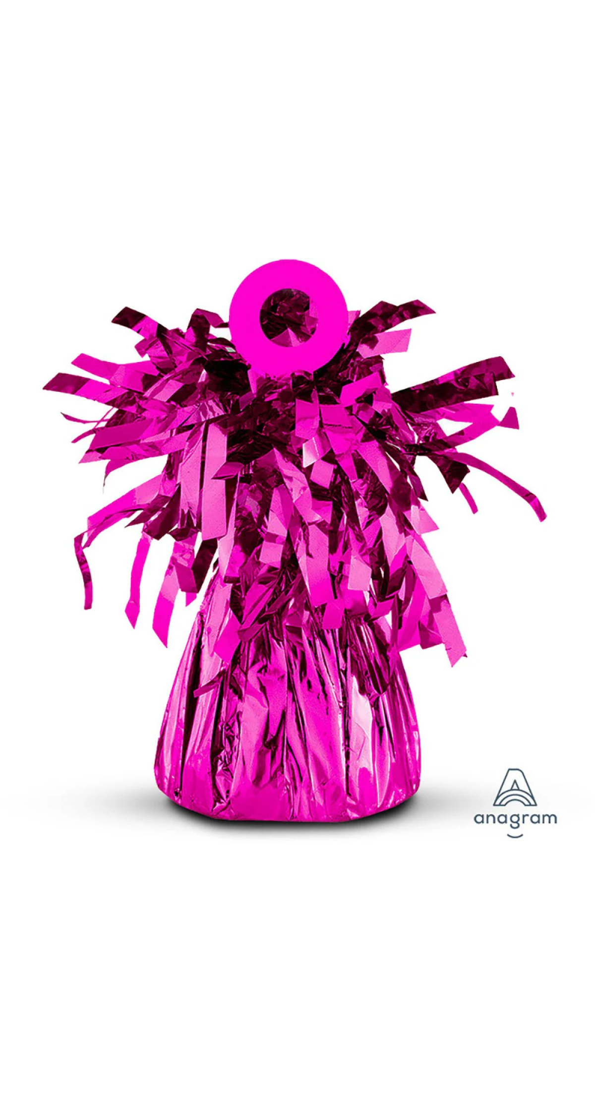 Anagram Balloon Foil Weight - Bright Pink