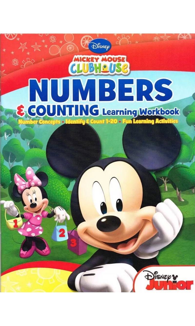 Disney Mickey Mouse Clubhouse Numbers & Counting Book - (26.5x20.5cm)