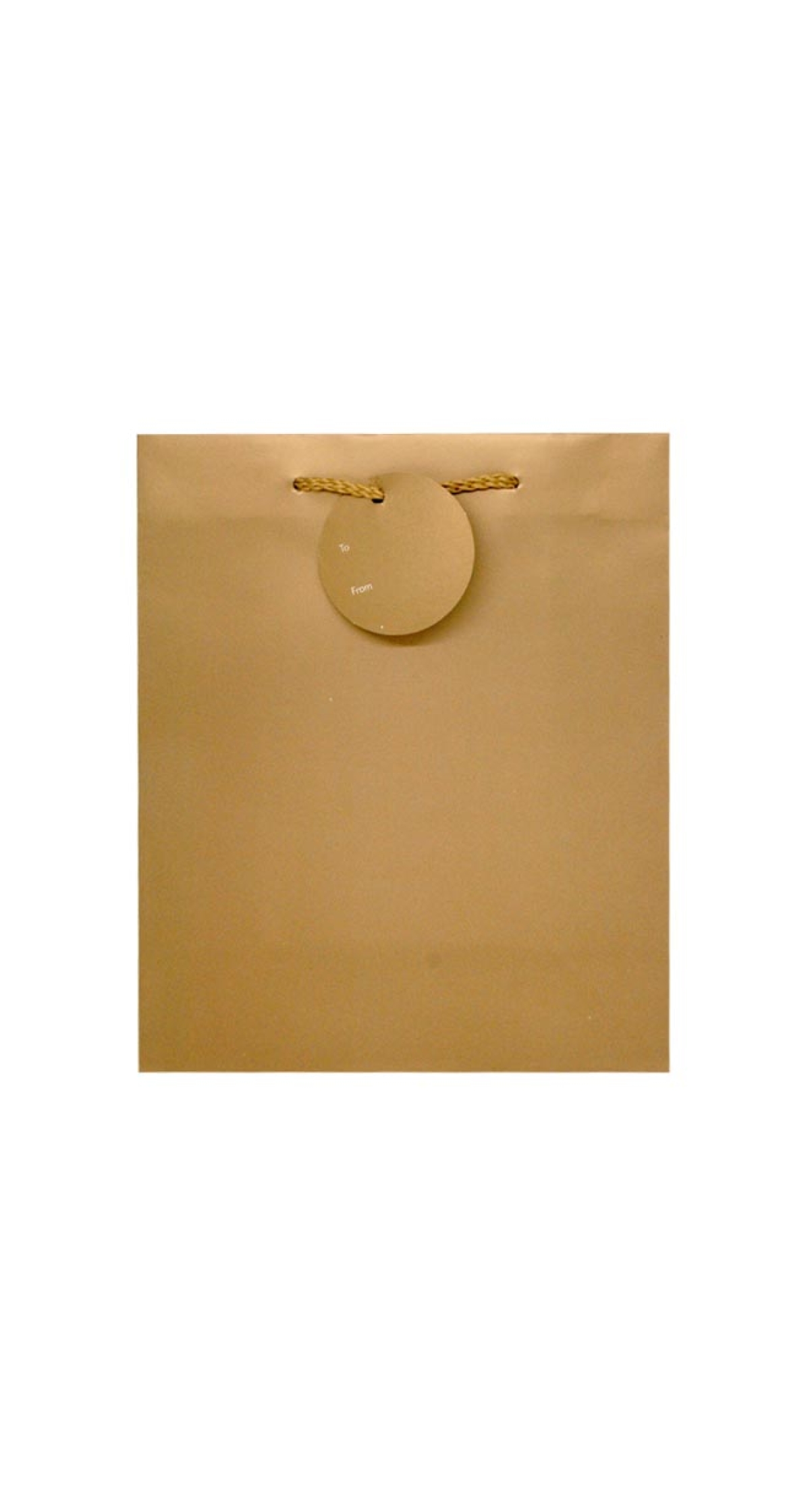 Gold Gift Bag 12x26x30 CM