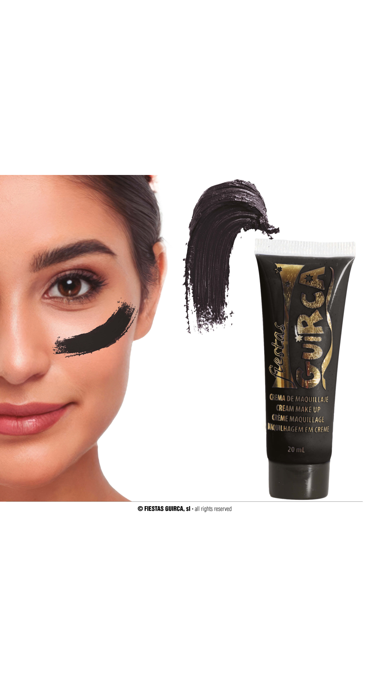 Guirca Cream Make-Up Tube 20ml - Black