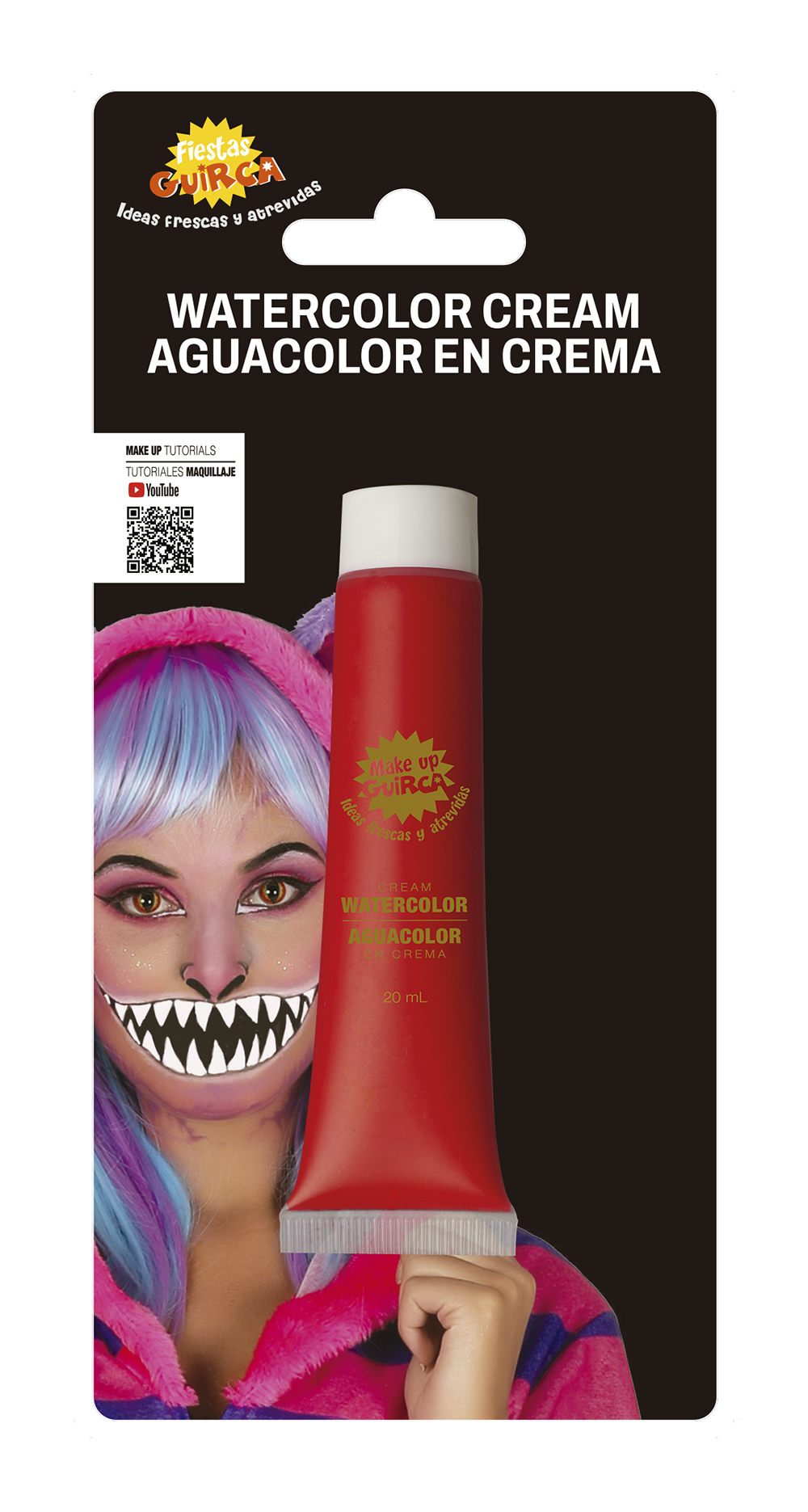 Face & Body Painting (Water Based MakeUp) Tube 20ml - Red